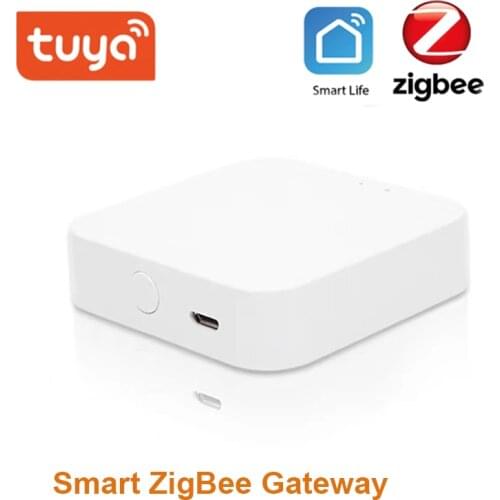 Tuya Smart Life ZigBee Gateway Wifi Smart Home Bridge Gateway Wireless Remote Controller Home Automation Modul Alexa Google Home