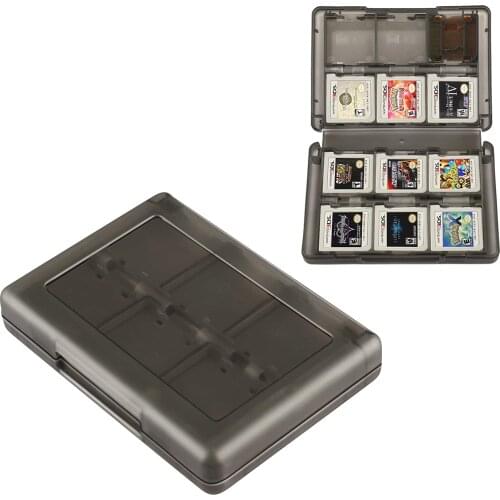 28 in 1 Black/White Protective Memory Card Storage Case Holder Box for Nintendo 3DS