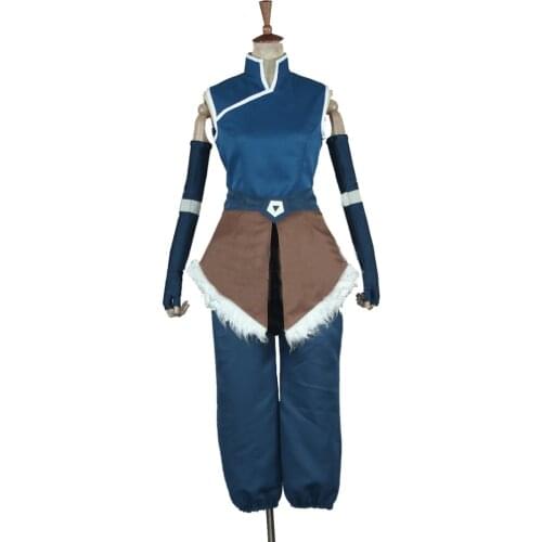 2018 Anime Avatar The Legend of Korra Korra Cosplay Costume Halloween Costumes Custom Made Any Size