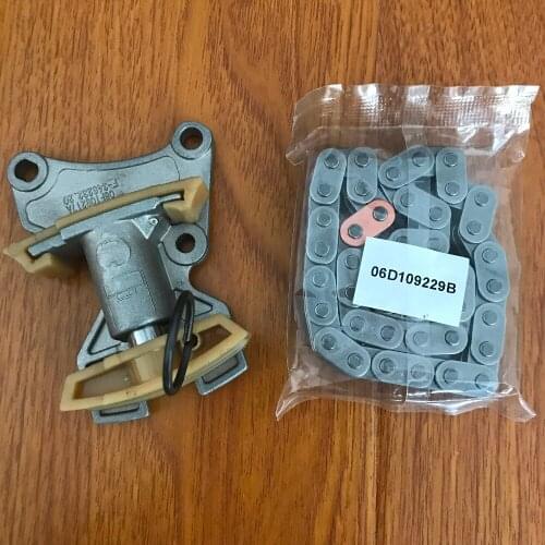 10 SET Timing Chain&tensioner 06F109217A/06D109229B For Audi VW Beetle GTI Golf 2.0 L4