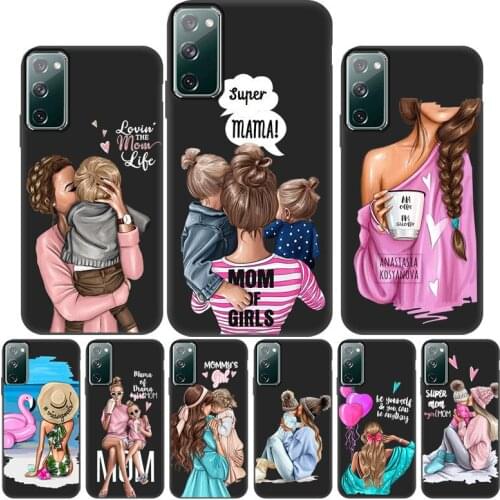 Cute Mom Patten Case For Samsung Note 10 Plus 20 Ultra Case On Samsung Note20 Ultra Note10 Lite A10 M20 M51 M31s M30s M20 Cases