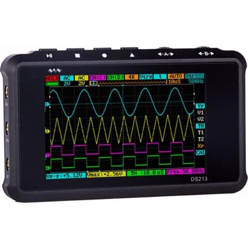 DSO203 upgrade DS213 4 Channel 100MS/s MINI DSO213 Professional Portable Digital Oscilloscope Digital DSO 213