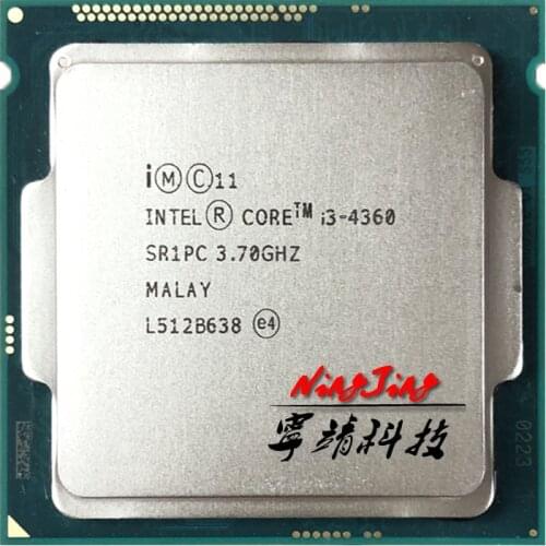 Intel Core i3-4360 i3 4360 3.7 GHz Dual-Core Quad-Thread CPU Processor 4M 54W LGA 1150