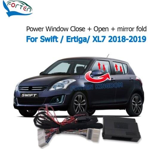 Forten Kingdom Car Auto Window Closer & Open Side Mirror folder unfold Kit For Suzuki Swift / Ertiga / XL7 2018-2019