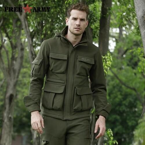 Free Army Hooded Jackets For Men