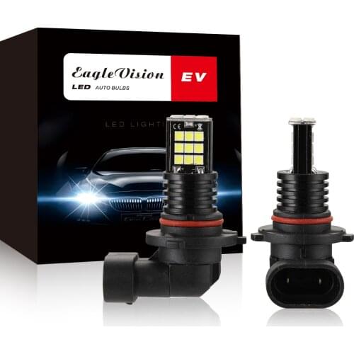 2Pcs H8 H11 HB4 9006 HB3 9005 H16 5202 Led Fog Lights Bulb 6000K White Car Driving Running Lamp Auto Leds Light 12V 24V