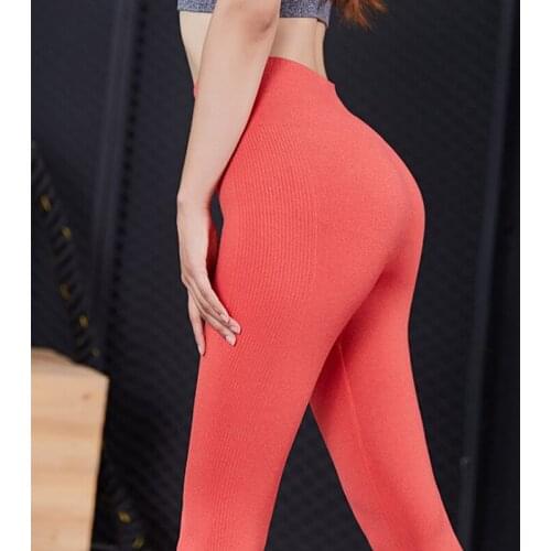 Leggings High Waist Push Up Elastic Casual Leggings Fitness Women Sexy Sports Pants Body building Running Legging