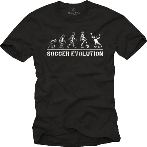 2019 Hot sale Fashion T shirt FOOTBALLS MENS T SHIRT BLACK SOCC EVOLUTION NEW boots/arsenal/top/united/gifts Tee shirt