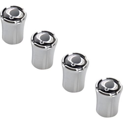 Metal Car Styling Aluminum Valves Tyre Stem Caps for Ssang Yong Rexton Kyron Korando Rodius Chairman Musso Tivolan XLV Tivoli