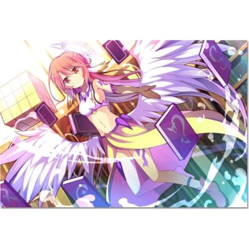 New Arrival Custom No Game No Life Poster Home Decoration Fashion Silk Fabric Wall Poster 27X40cm30X45cm