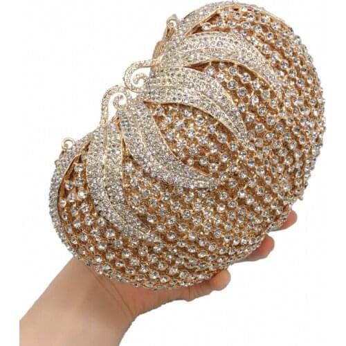 Bee In Fly Fruit, Vegetable And Tomato Shape Crystal Bag Luxury Hand Inlaid Diamond Evening Bag Cocktail Party Bag