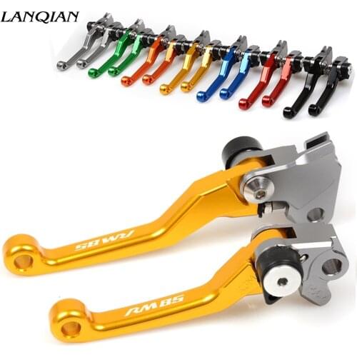 For SUZUKI RM85 RM 85 2005 2006 2007 2008 2009 2010 - 2015 Dirt Bike Brake Clutch Levers Motorcycle CNC Aluminum Accessories
