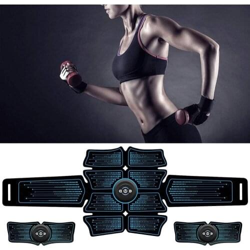 Exercise Machine Abdominal Toning Belt Vibration Abdominal Muscle Trainer Electronic Belt ABS Fitness Massage Gym Equiment