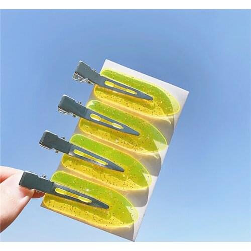 2/4/10Pcs Seamless Hair Clips No Mark Hairpins No Bend Clips Fix Fringe Barrette Make Up Hair Styling Tools for Girls