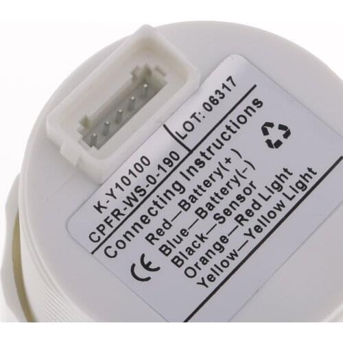 2inch 52mm Car Boat Marine Fuel Level Gauge Meter White - Universal Fits