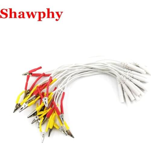 20 piecs Alligator Clip Cable Acupuncture Needles Clip for Electronic TENS Unit Treatment Massager Machine