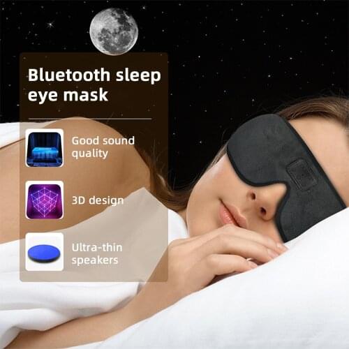 3D Headphone Music Sleep Headphones Bluetooth 5.0 Wireless Eye Mask HeadSet Tereo Earphone Headband Music Player Instrument Nap