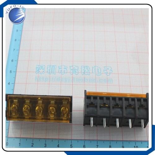 5PCS/LOT 8P HB-9500 with cover fence type / terminal spacing 300V/25A 9.5MM