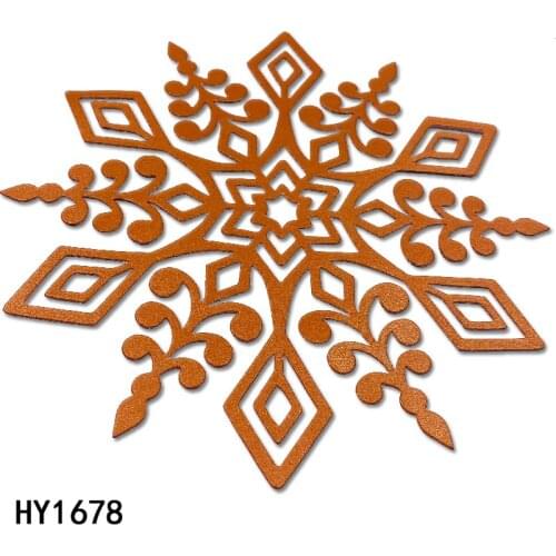 Snowflake HY1678 Cutting Dies Wooden Dies Suitable for Common Die Cutting Machines on the Market