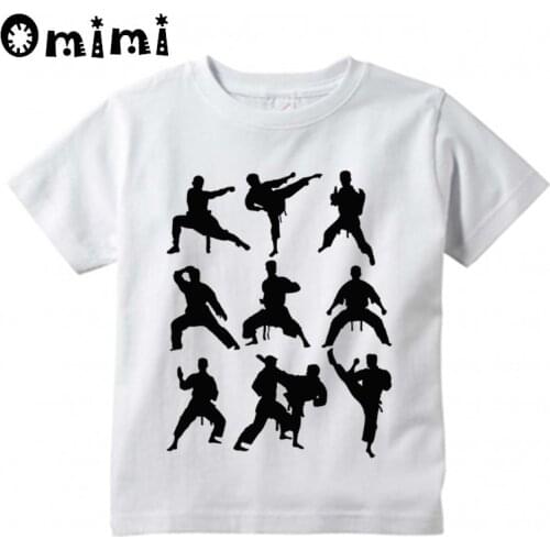 Kids Jiu Jitsu Design T Shirt Boys and Girls Great Casual Short Sleeve Tops Childrens Funny T-Shirt