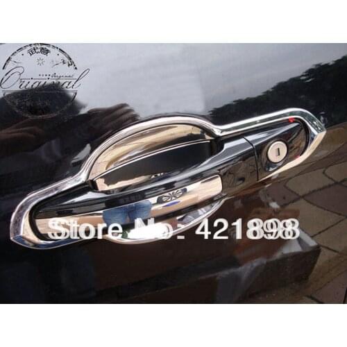 For Ford Escape Kuga 2013 2014 2015 2016 ABS Chrome Car Decoration Door Handle Cover Trim Molding