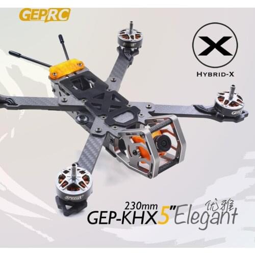 Geprc/Gepu GEP-KHX5 Cross- Frame Elegant ( Elegant ) Hybrid-X FPV Model Aircraft