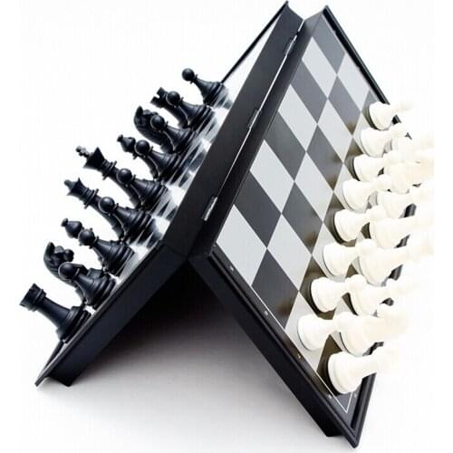 Magnetic Chess Life Supplies Mini 1 Set Board Game Portable Educational For Kids Plastic Chessboard Folding Chess