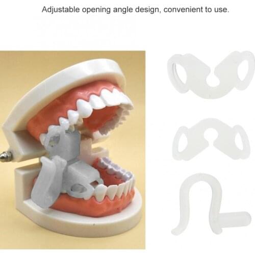 Soft Silicone Dental Bite Block Mouth Opener Dental Intraoral Cheek Retractor Oral Care