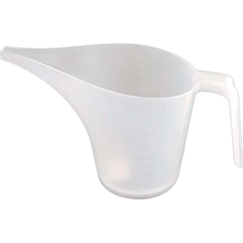 1000ml Plastic Cooking Baking Cake Sharp Spout Funnel Measuring Cup with Scale Graduated Cooking Kitchen Bakery Tool