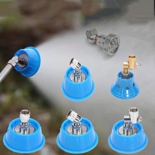 Agriculture High Pressure Fine Mist Nozzle With Windproof Cover 5/7 Holes Outlet Pesticide Sprayer Garden Irrigation Atomizing
