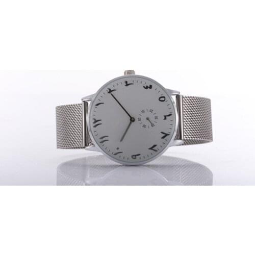 Watches Chronograph Unisex Steel Mesh Straps