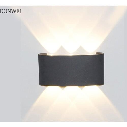 Modern Led Wall Lamp Indoor Stair Light Fixture Bedside Loft Living Room Up Down Home Hallway Lampada 2W 4W 6W 8W Wall Sconces