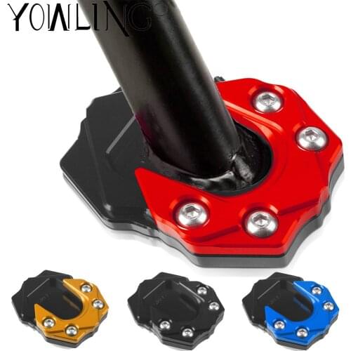 Motorcycle Kickstand Extension Plate Foot Side Stand Enlarge Pad FOR Piaggio Vespa GTS GTV 250 300 2013 - 2017 2018 2019 2020
