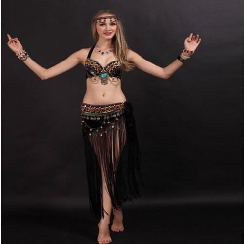 Dance Skirt Sexy Women Layers Tassels Fringes Dresses Competition Performamnce Salsa Lady Latin Costume