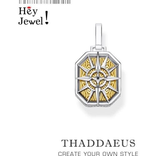 Pendant Life Compass Gold,2020 Winter Brand New Fine Jewelry 925 Sterling Silver Dog Tag Nautical Inspired Gift For Woman Men