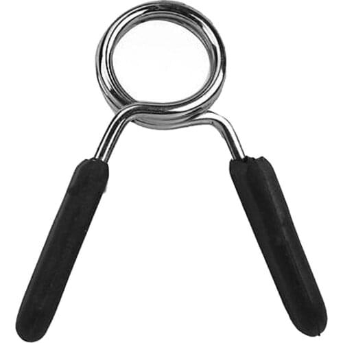 1Pair 25mm Gym Weight Bar Barbell Spring Collar Clip Dumbbell Lock Clamp Tool dumbell weights pesas gimnasiosurf