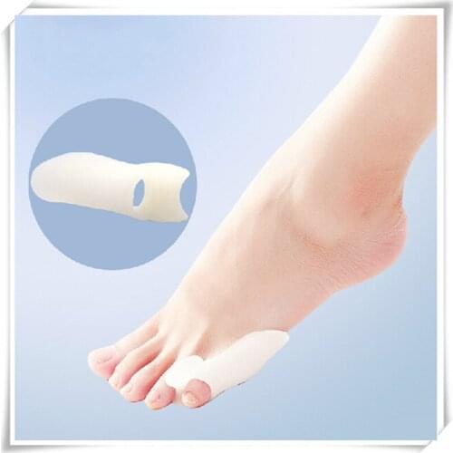 2pcs/pair Medical Silica Gel Hallux Valgus Corrector Toe Separator Protector Bunion Foot Bone Guard Health Feet Care #993