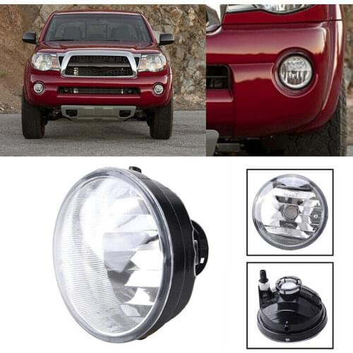 2Pcs Hight Quality Daytime Running Lamp Clear Lens Fog Lights With Bulb Fit For Toyota Tacoma 2005 2006 2007 2008 2009 2010 2011
