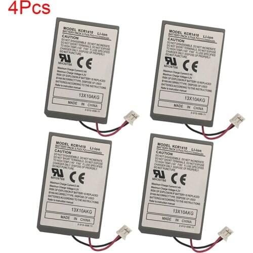 4Pcs 2000mAh Gamepad Battery + USB Charger Cable For Sony Dualshock4 Rechargeable Batteries controller PS4 Gamepad Battery