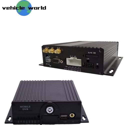4Ch AHD 1080P Dual SD Card GPS WIFI 3G 4G Mobile DVR for School Bus Trailer Truck Taxi Car