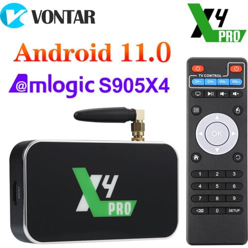 Ugoos X4 Pro Smart TV BOX Android 11 Amlogic S905X4 DDR4 4GB RAM 32GB TVBox 2.4G/5G WiFi 1000M 4K Set Top Box