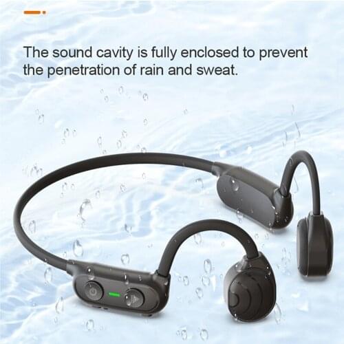 Bluetooth 5.0 Wireless Headphones Bone Conduction Earphone Outdoor Sport Headset With Microphone Handsfree Waterproof Headset