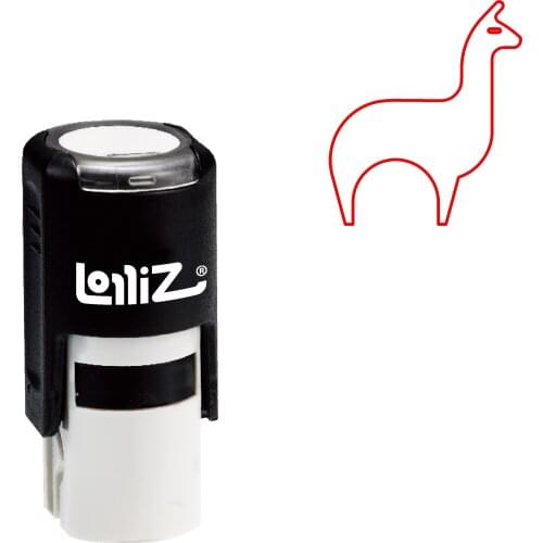 LolliZ Biomorphic Animal Symbol Series Design #62 Self-Inking Rubber Stamp