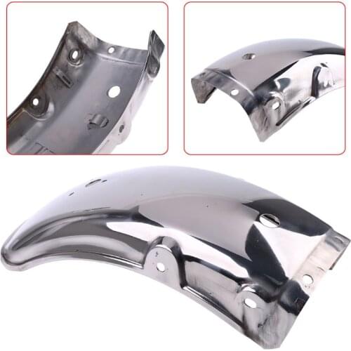 Stainless Steel Motorcycle Rear Fender Flares Mud Flaps Mudguard Splash Guard for Suzuki GN125/GN250 U90C