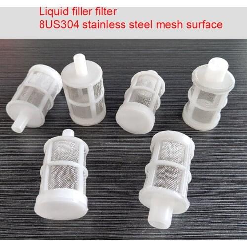 Liquid Filler Filter Filter Screen Filter Head Hose Filter Filler Fittings 304 Stainless Steel Filter