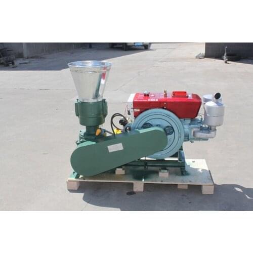 Electric Start 15HP Diesel Engine KL200A Pellet Mill Feed / Wood Pellet Mill Machine Pelleting Machine