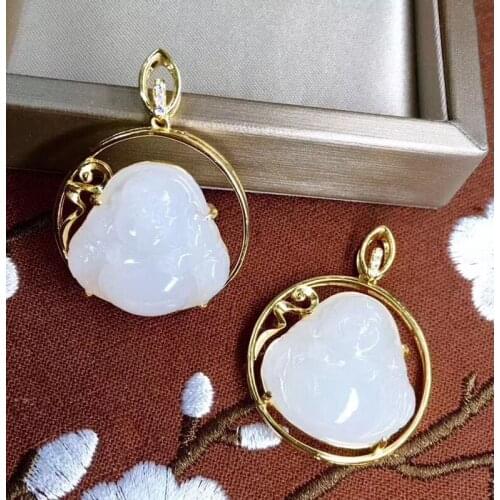 And Tian Baiyu laughs Buddha pendant