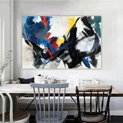 Jean Miotte《Composition 1989》Abstract Expressionism Canvas Art Oil Painting Artwork Picture Wall Hanging Decor Home Decoration