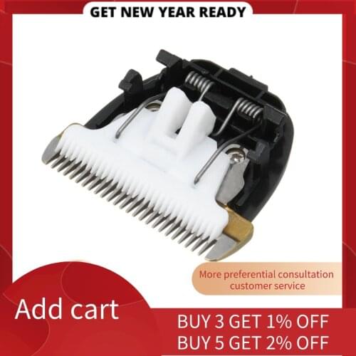 Grooming Ceramic Cutter Head Razor Blade 40Mm 24 Teeth for Animal Clipper Trimmer
