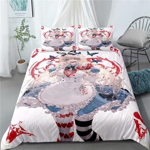 Anime Joker Home Textile Pillow Case 3D Bed Linen Duvet Covers Kids Comforter Bedding Sets Bed Set Home Decor Bedding